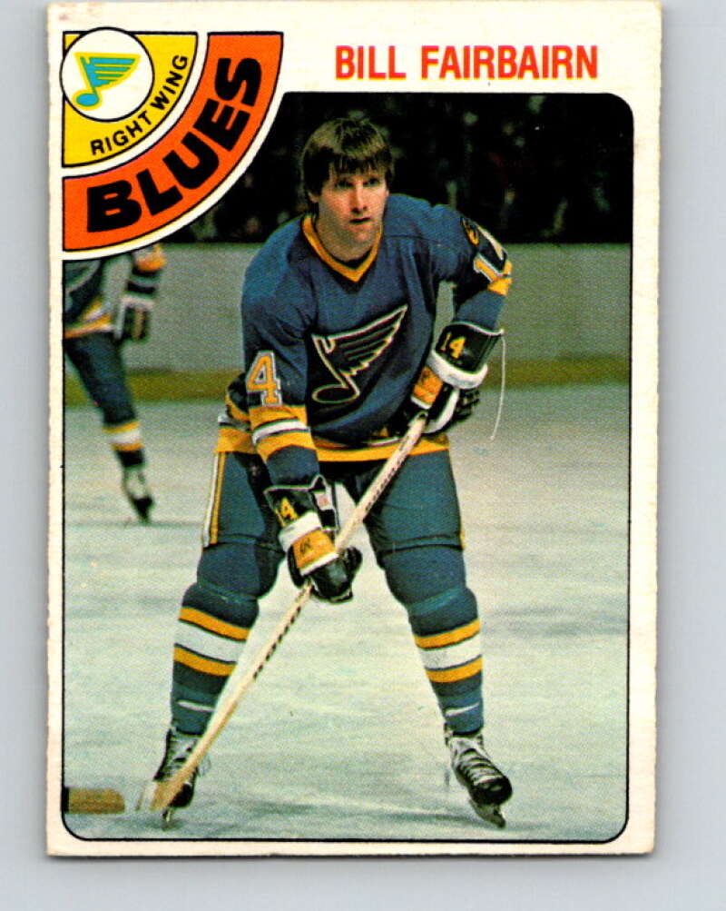 1978-79 O-Pee-Chee #267 Bill Fairbairn  St. Louis Blues  V24631