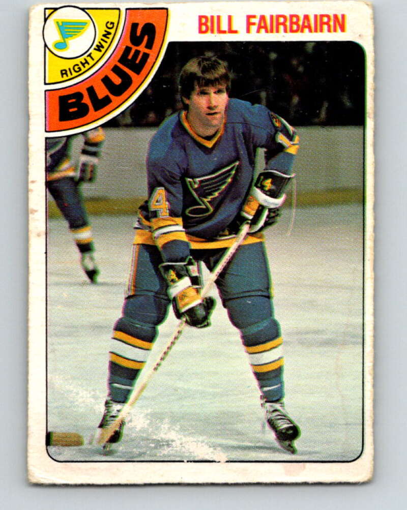 1978-79 O-Pee-Chee #267 Bill Fairbairn  St. Louis Blues  V24632