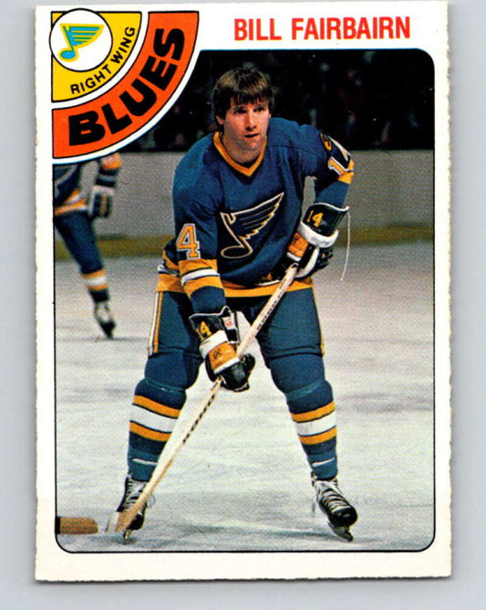 1978-79 O-Pee-Chee #267 Bill Fairbairn  St. Louis Blues  V24633