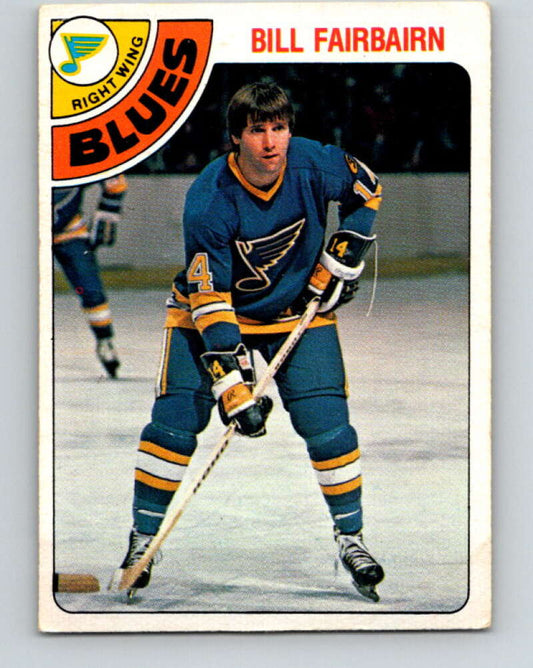 1978-79 O-Pee-Chee #267 Bill Fairbairn  St. Louis Blues  V24634