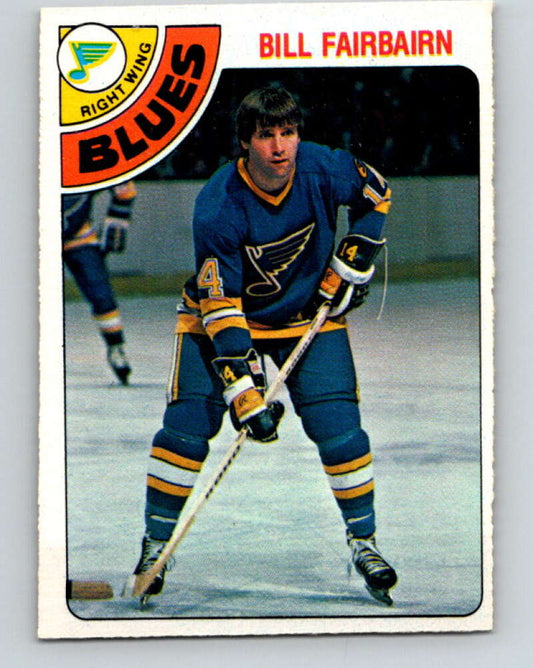 1978-79 O-Pee-Chee #267 Bill Fairbairn  St. Louis Blues  V24635