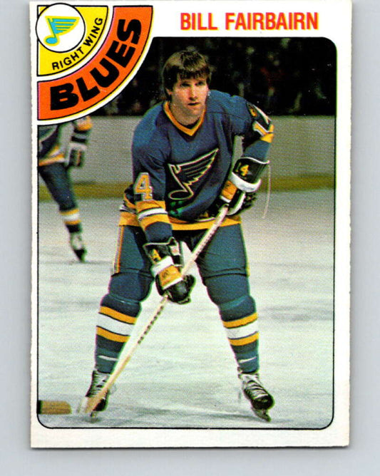1978-79 O-Pee-Chee #267 Bill Fairbairn  St. Louis Blues  V24636