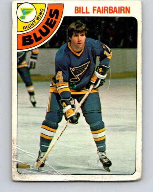 1978-79 O-Pee-Chee #267 Bill Fairbairn  St. Louis Blues  V24637