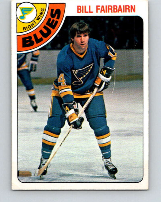 1978-79 O-Pee-Chee #267 Bill Fairbairn  St. Louis Blues  V24638