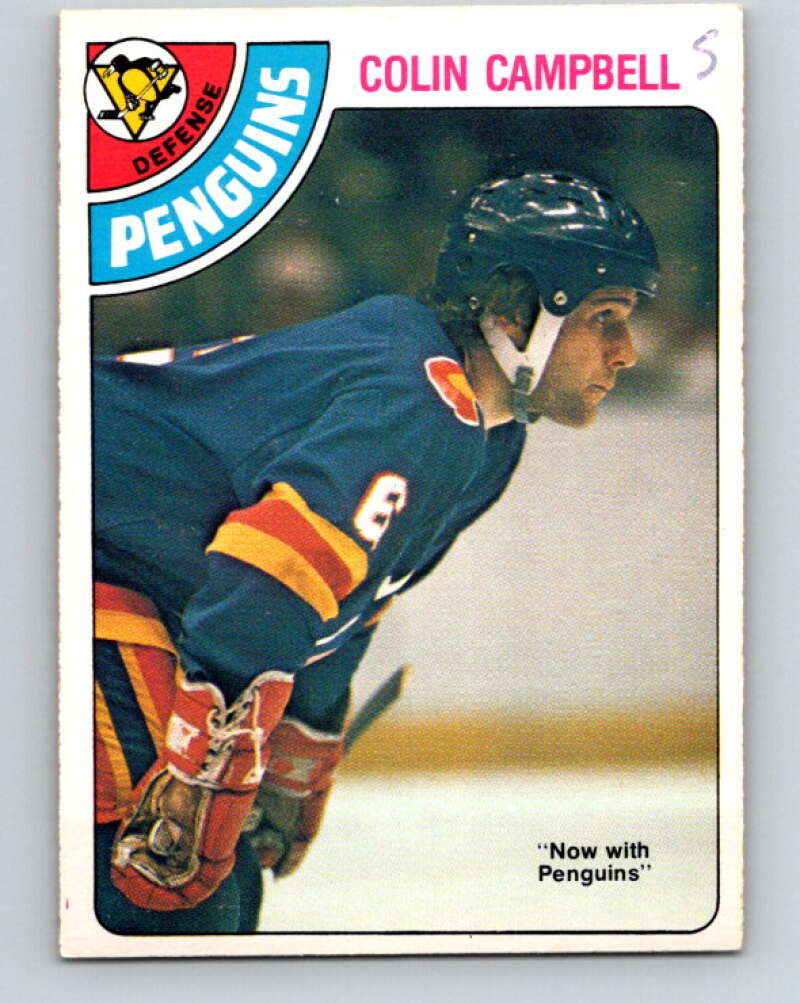 1978-79 O-Pee-Chee #269 Colin Campbell  Pittsburgh Penguins  V24658