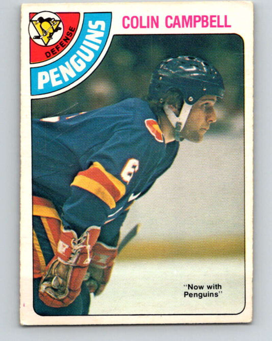 1978-79 O-Pee-Chee #269 Colin Campbell  Pittsburgh Penguins  V24660