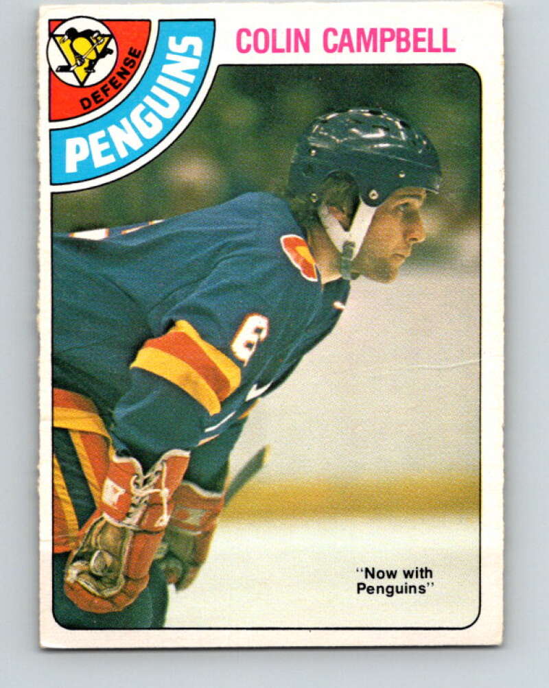 1978-79 O-Pee-Chee #269 Colin Campbell  Pittsburgh Penguins  V24662