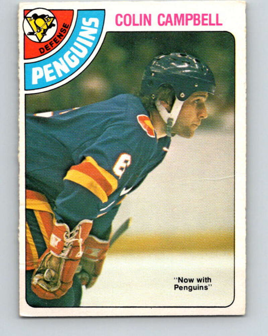 1978-79 O-Pee-Chee #269 Colin Campbell  Pittsburgh Penguins  V24662