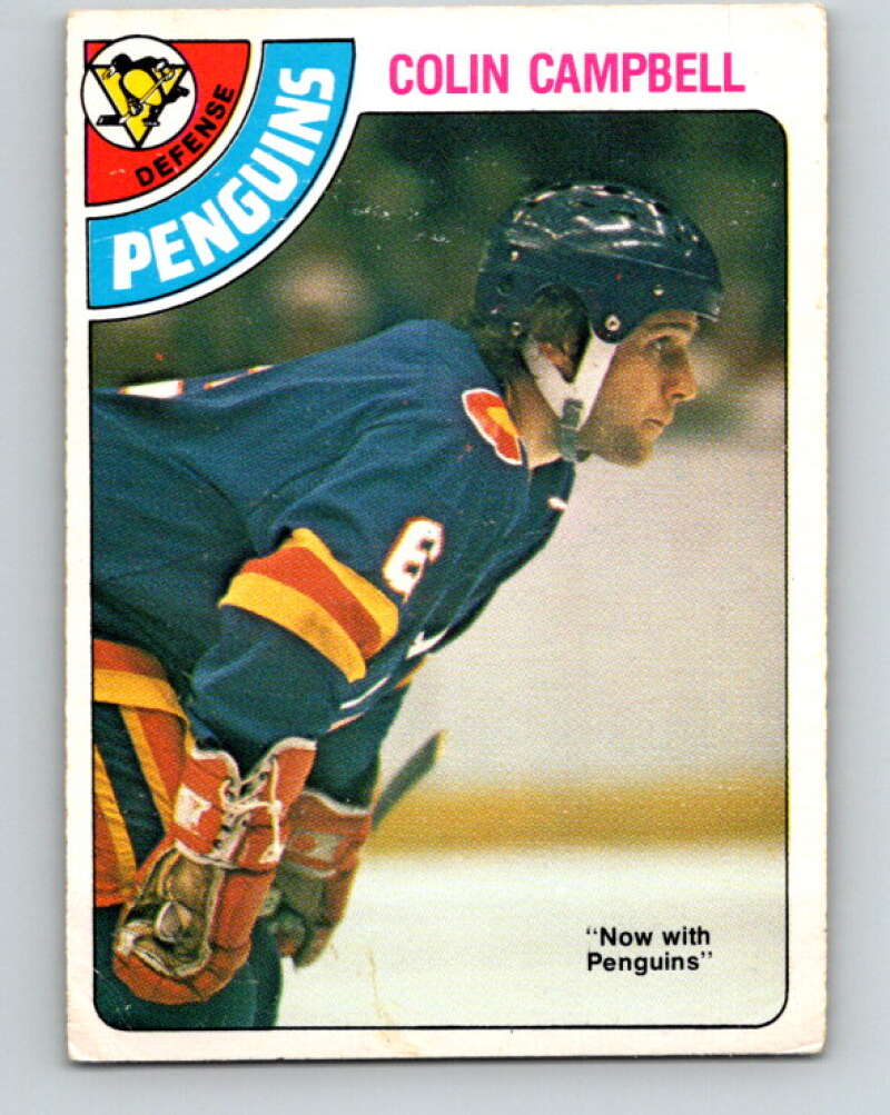 1978-79 O-Pee-Chee #269 Colin Campbell  Pittsburgh Penguins  V24663