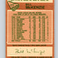 1978-79 O-Pee-Chee #275 Bill McKenzie  Colorado Rockies  V24725