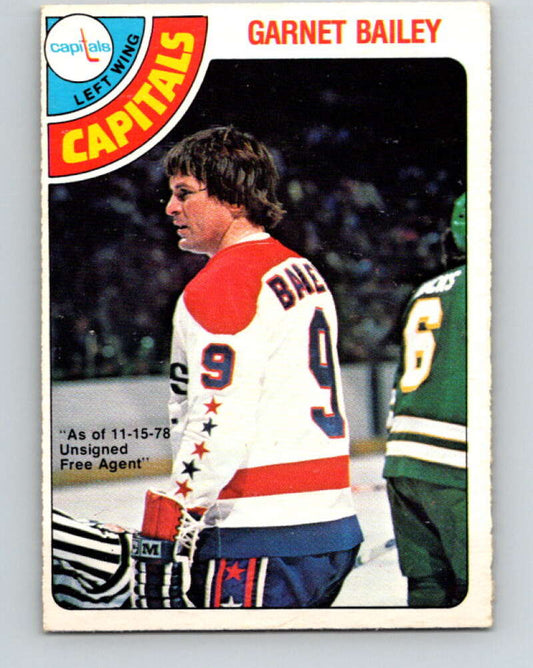 1978-79 O-Pee-Chee #276 Ace Bailey  Washington Capitals  V24747