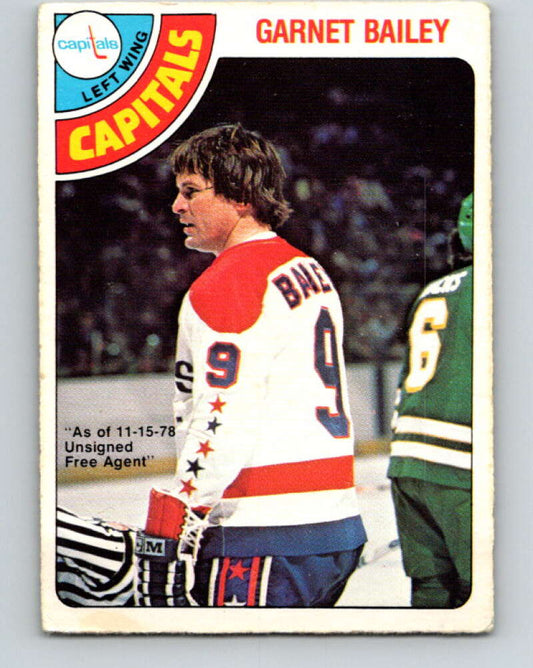 1978-79 O-Pee-Chee #276 Ace Bailey  Washington Capitals  V24749