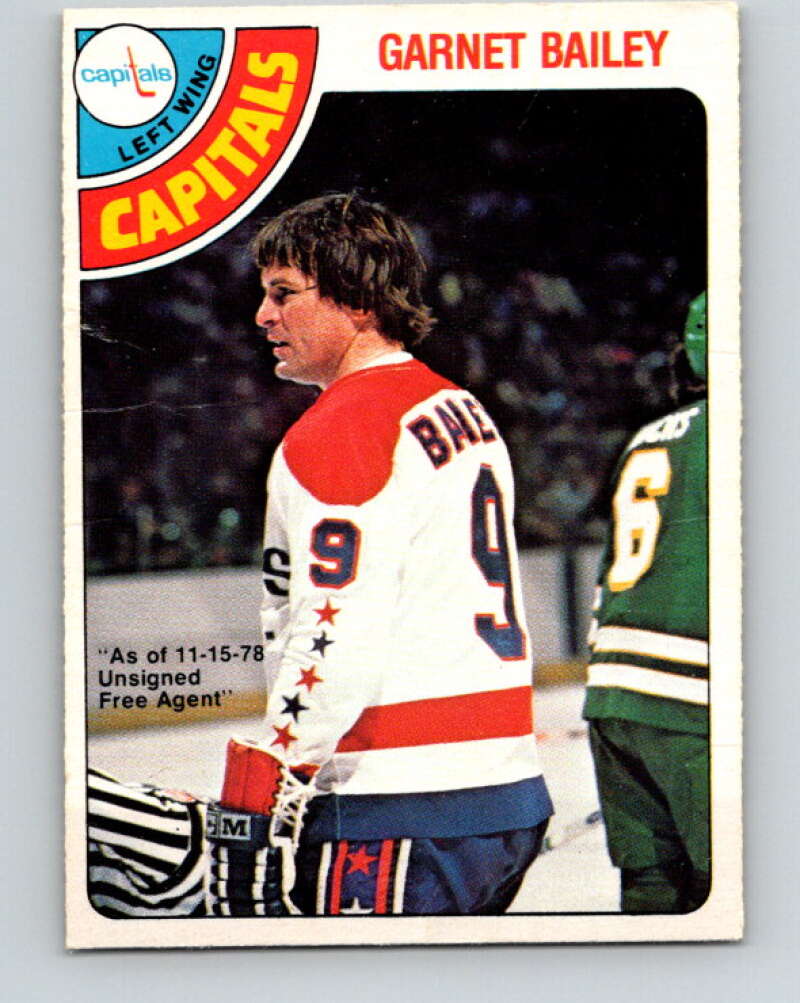 1978-79 O-Pee-Chee #276 Ace Bailey  Washington Capitals  V24752