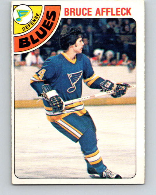 1978-79 O-Pee-Chee #279 Bruce Affleck  St. Louis Blues  V24777