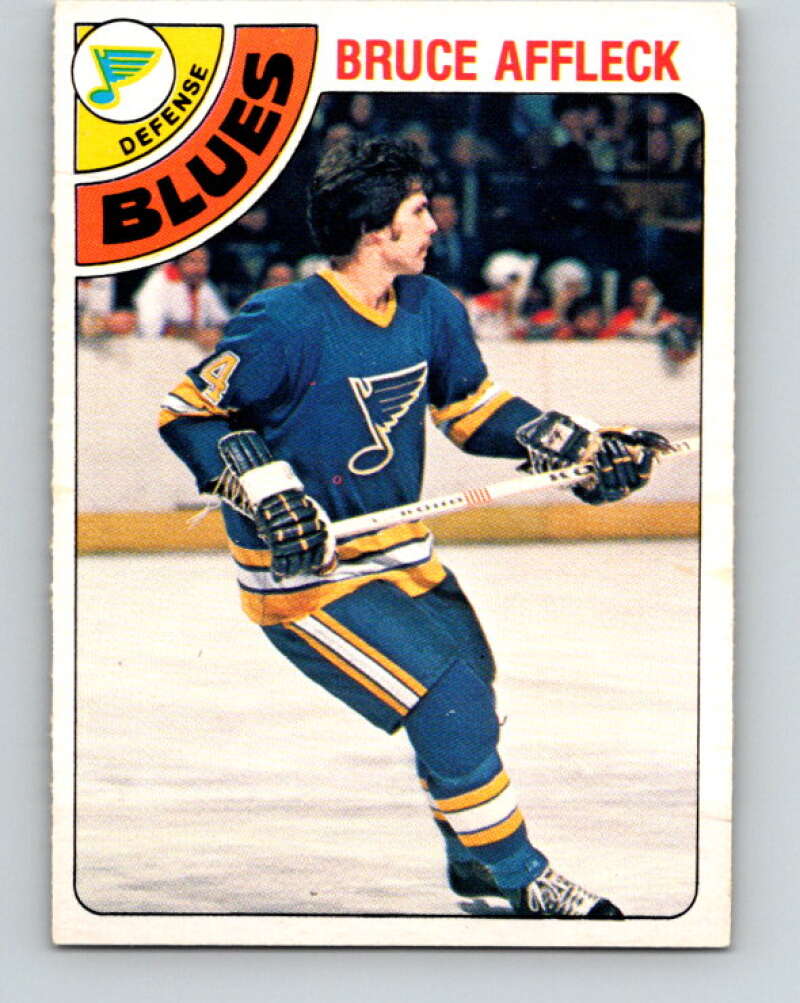 1978-79 O-Pee-Chee #279 Bruce Affleck  St. Louis Blues  V24779