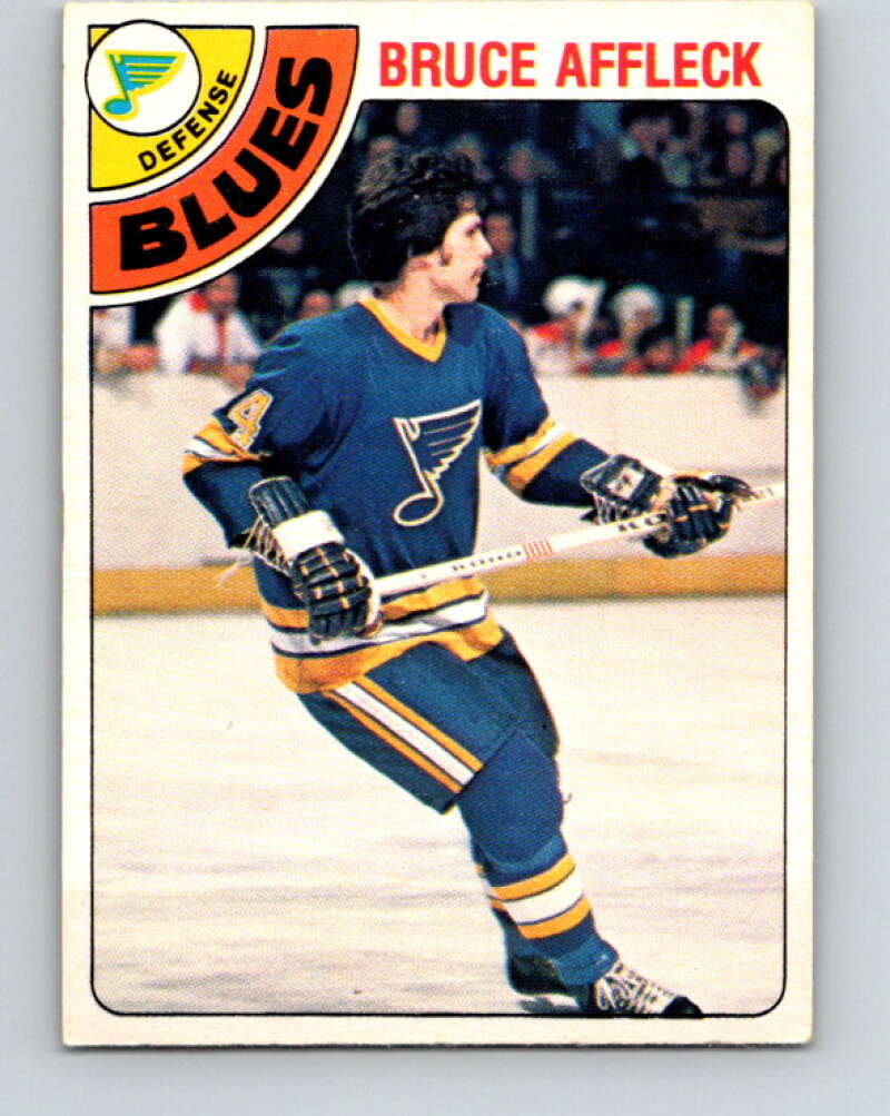 1978-79 O-Pee-Chee #279 Bruce Affleck  St. Louis Blues  V24781