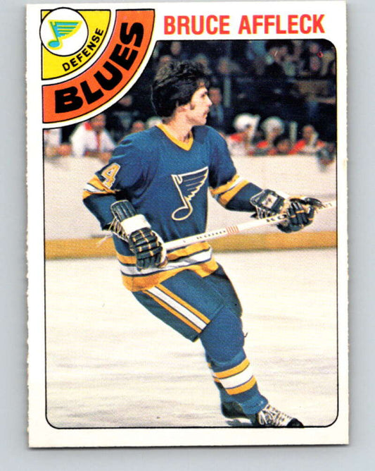 1978-79 O-Pee-Chee #279 Bruce Affleck  St. Louis Blues  V24782