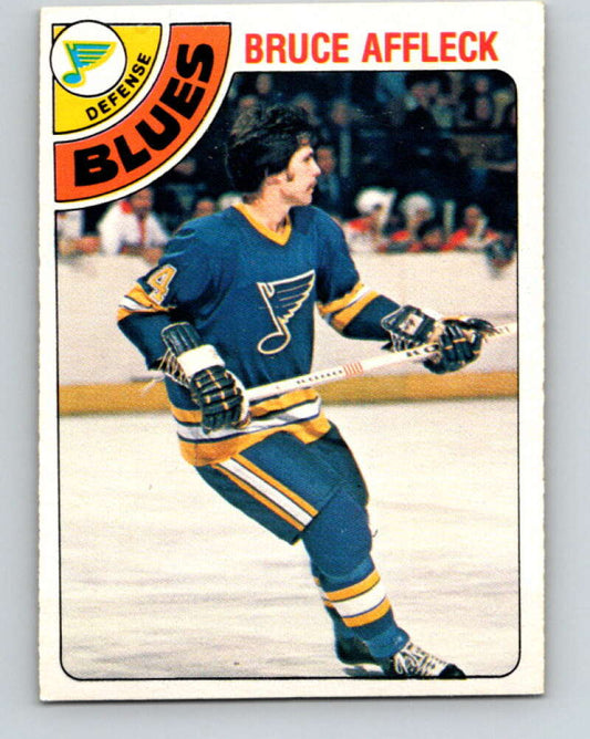 1978-79 O-Pee-Chee #279 Bruce Affleck  St. Louis Blues  V24783