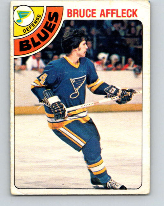 1978-79 O-Pee-Chee #279 Bruce Affleck  St. Louis Blues  V24784