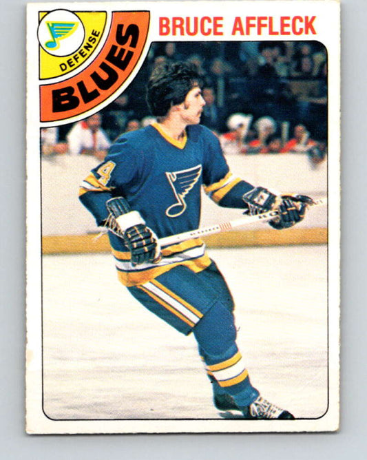 1978-79 O-Pee-Chee #279 Bruce Affleck  St. Louis Blues  V24787