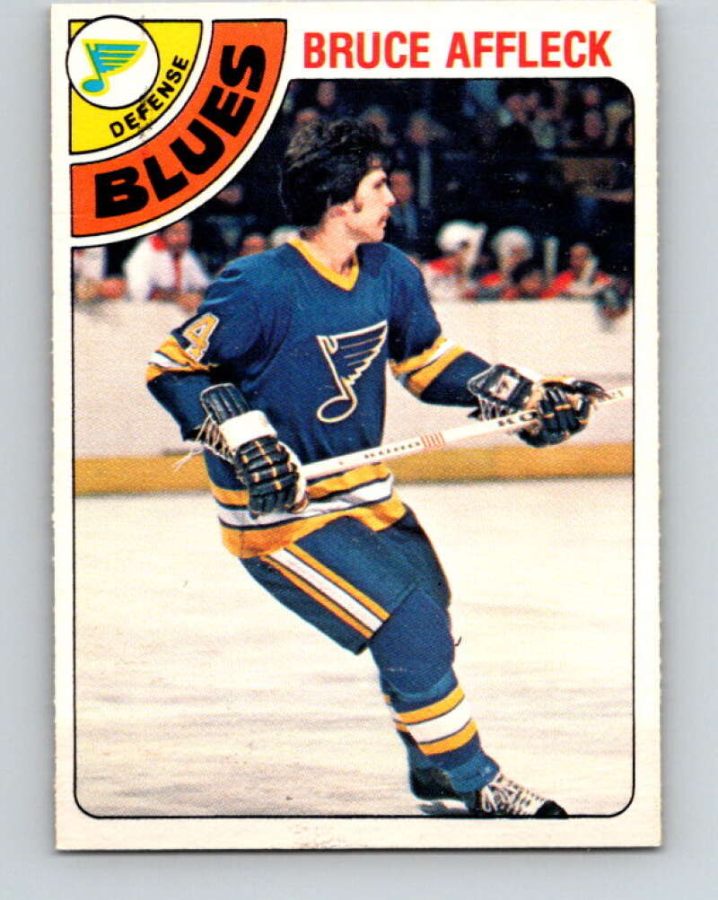 1978-79 O-Pee-Chee #279 Bruce Affleck  St. Louis Blues  V24789