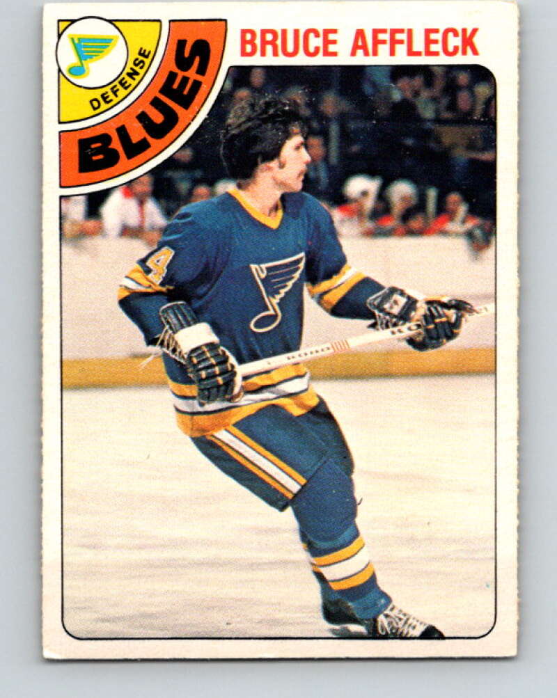 1978-79 O-Pee-Chee #279 Bruce Affleck  St. Louis Blues  V24790