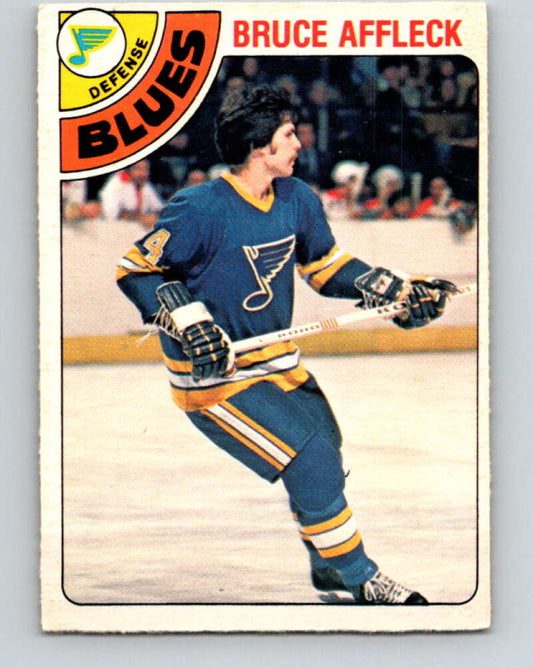 1978-79 O-Pee-Chee #279 Bruce Affleck  St. Louis Blues  V24792