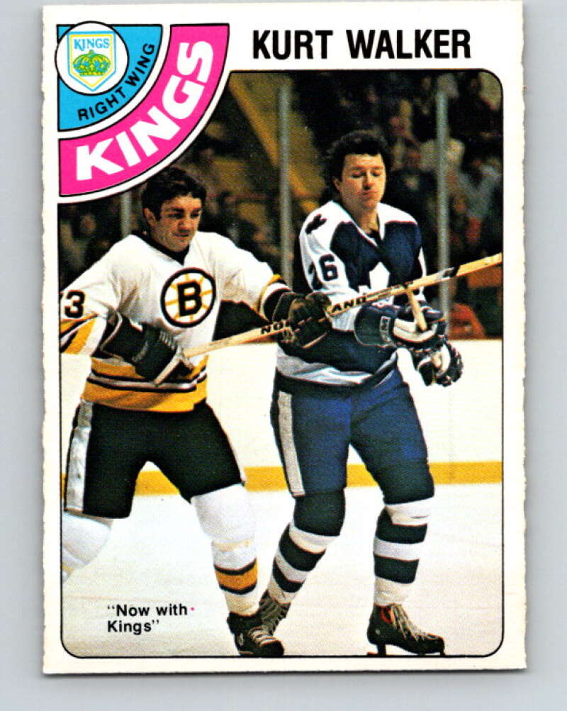 1978-79 O-Pee-Chee #282 Kurt Walker  RC Rookie Kings  V24828