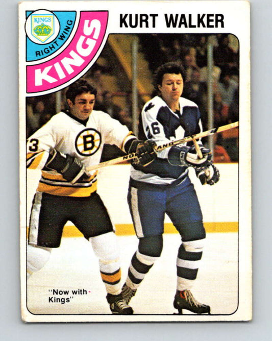 1978-79 O-Pee-Chee #282 Kurt Walker  RC Rookie Kings  V24829