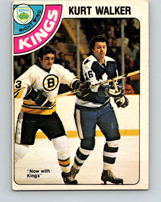 1978-79 O-Pee-Chee #282 Kurt Walker  RC Rookie Kings  V24831