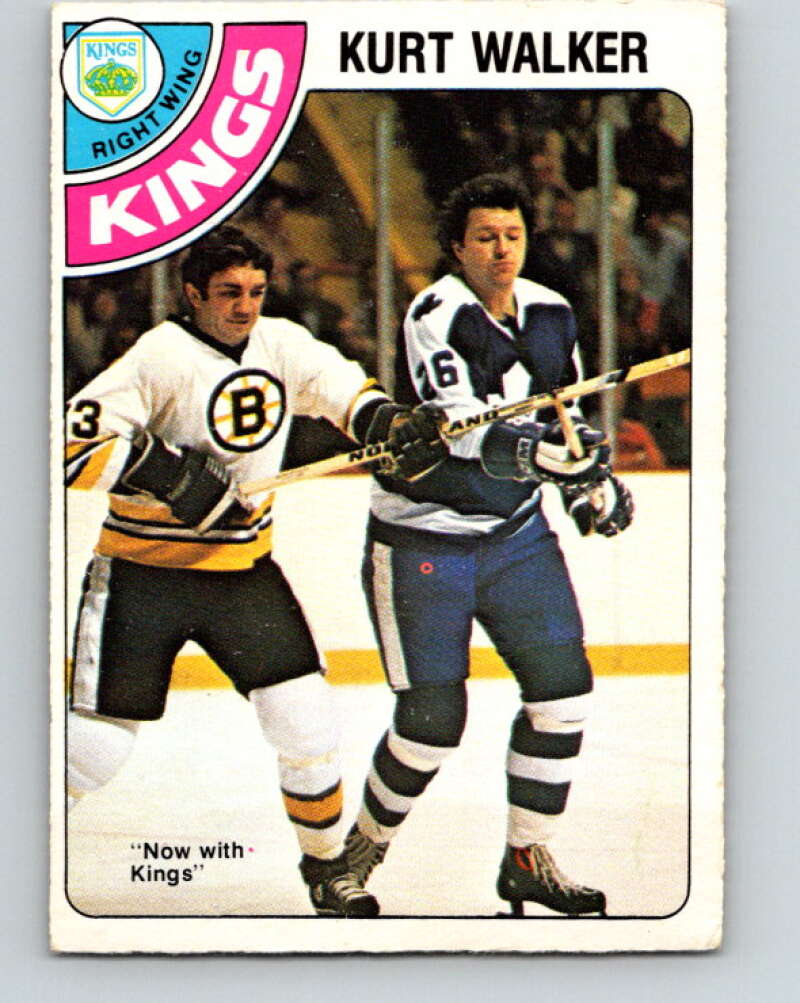 1978-79 O-Pee-Chee #282 Kurt Walker  RC Rookie Kings  V24833