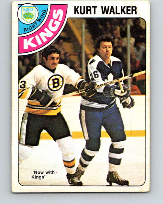 1978-79 O-Pee-Chee #282 Kurt Walker  RC Rookie Kings  V24834
