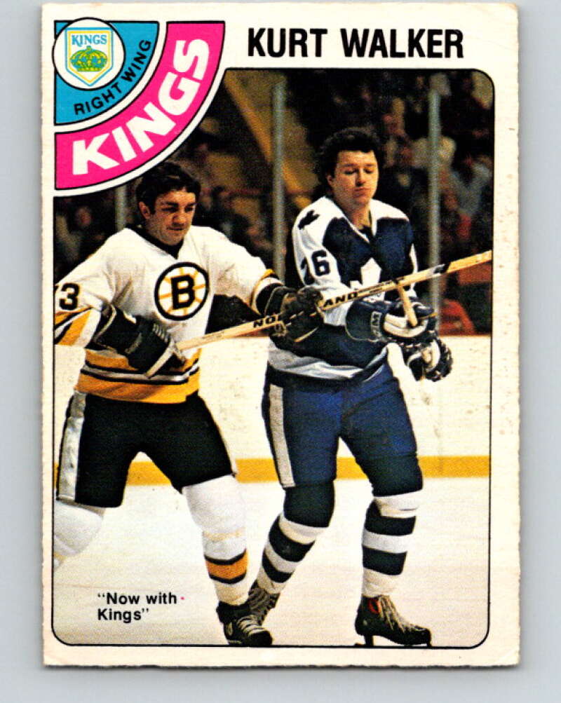 1978-79 O-Pee-Chee #282 Kurt Walker  RC Rookie Kings  V24835