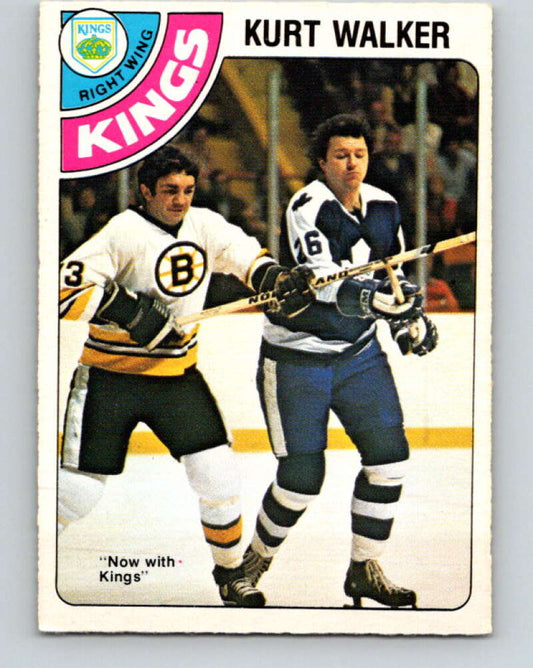 1978-79 O-Pee-Chee #282 Kurt Walker  RC Rookie Kings  V24836