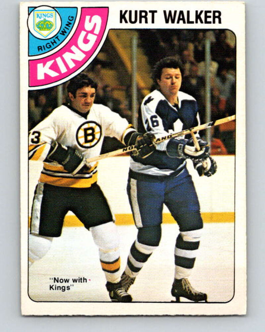 1978-79 O-Pee-Chee #282 Kurt Walker  RC Rookie Kings  V24837