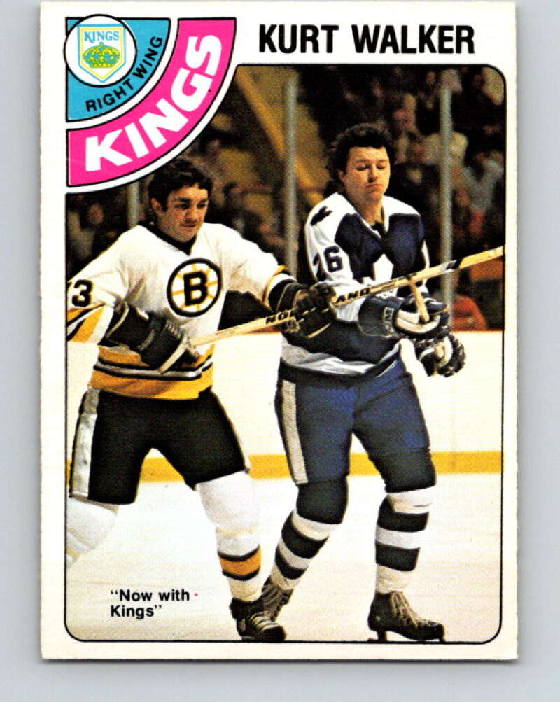 1978-79 O-Pee-Chee #282 Kurt Walker  RC Rookie Kings  V24838