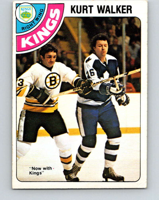 1978-79 O-Pee-Chee #282 Kurt Walker  RC Rookie Kings  V24839