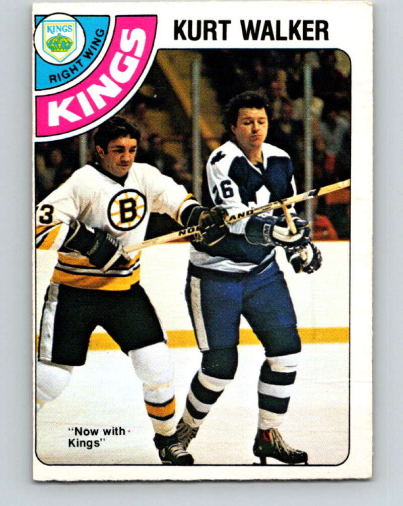 1978-79 O-Pee-Chee #282 Kurt Walker  RC Rookie Kings  V24840