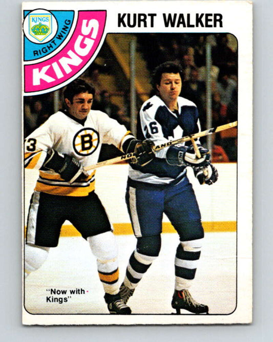 1978-79 O-Pee-Chee #282 Kurt Walker  RC Rookie Kings  V24840