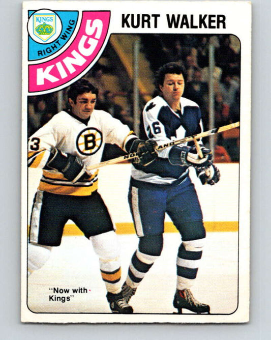 1978-79 O-Pee-Chee #282 Kurt Walker  RC Rookie Kings  V24842