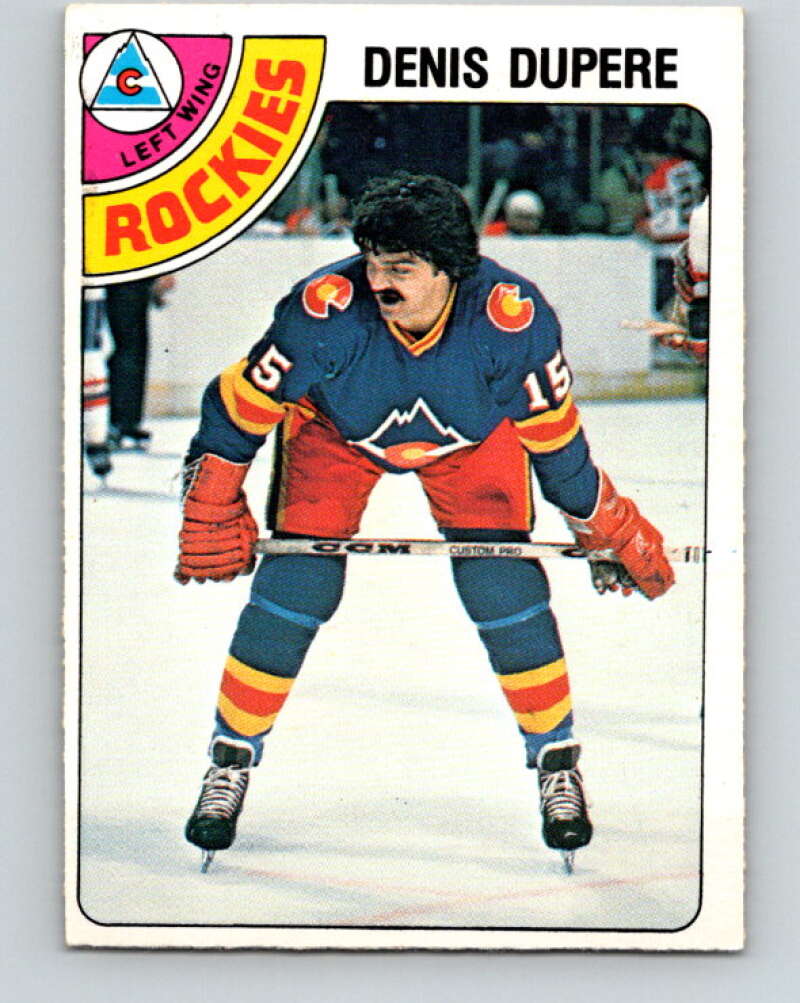 1978-79 O-Pee-Chee #283 Denis Dupere  Colorado Rockies  V24855