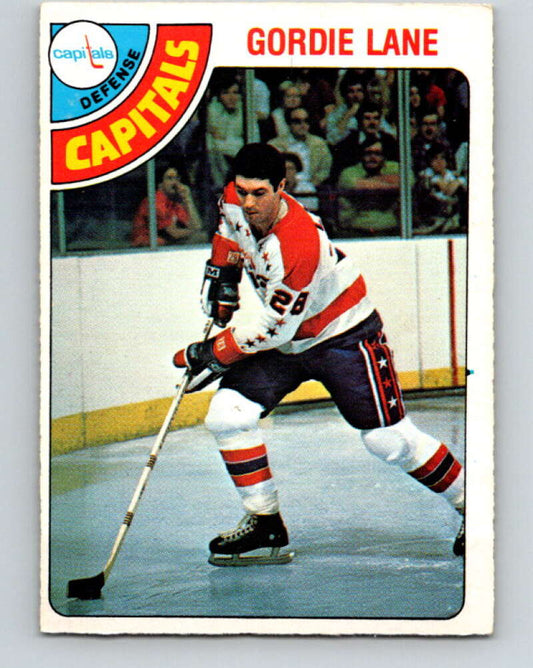 1978-79 O-Pee-Chee #284 Gord Lane  Washington Capitals  V24861