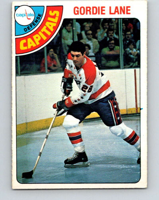 1978-79 O-Pee-Chee #284 Gord Lane  Washington Capitals  V24862