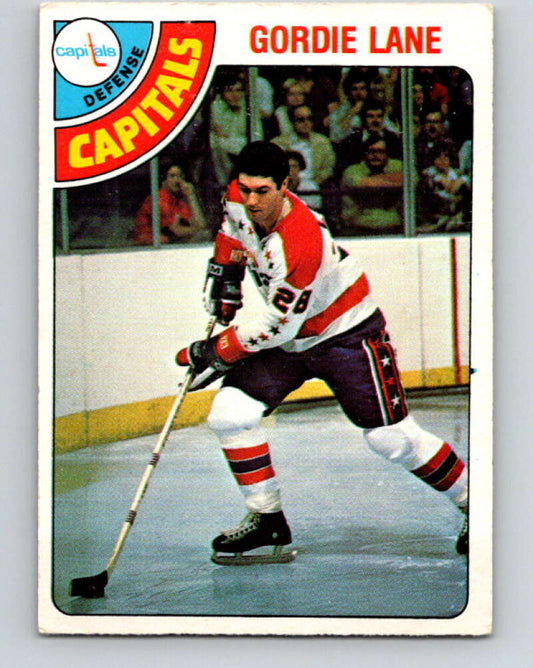 1978-79 O-Pee-Chee #284 Gord Lane  Washington Capitals  V24865