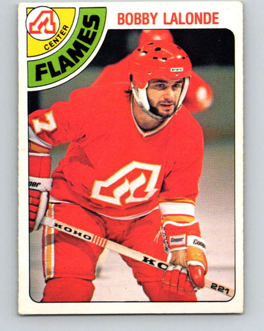1978-79 O-Pee-Chee #285 Bobby Lalonde  Atlanta Flames  V24874