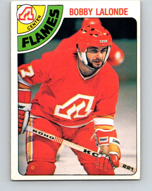 1978-79 O-Pee-Chee #285 Bobby Lalonde  Atlanta Flames  V24878
