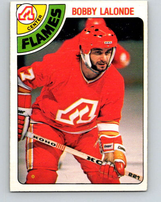 1978-79 O-Pee-Chee #285 Bobby Lalonde  Atlanta Flames  V24880