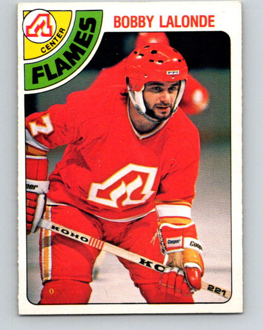 1978-79 O-Pee-Chee #285 Bobby Lalonde  Atlanta Flames  V24882