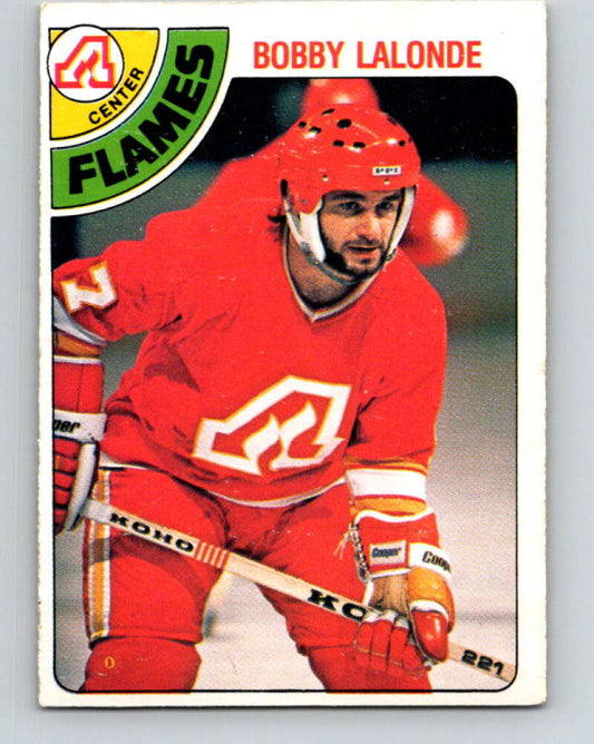 1978-79 O-Pee-Chee #285 Bobby Lalonde  Atlanta Flames  V24883