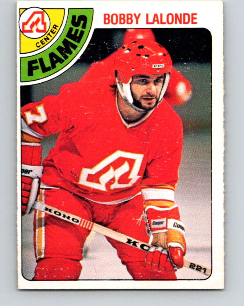 1978-79 O-Pee-Chee #285 Bobby Lalonde  Atlanta Flames  V24886